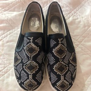 Micheal Kors Multi Metallic Loafers, 8